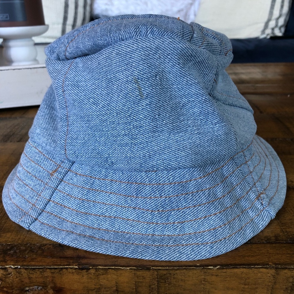 - love faustine denim bucket hat - Picture 6 of 8